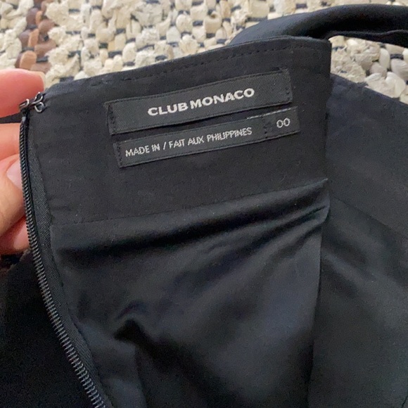 Black Club Monaco pencil skirt , size 00 - Picture 4 of 4